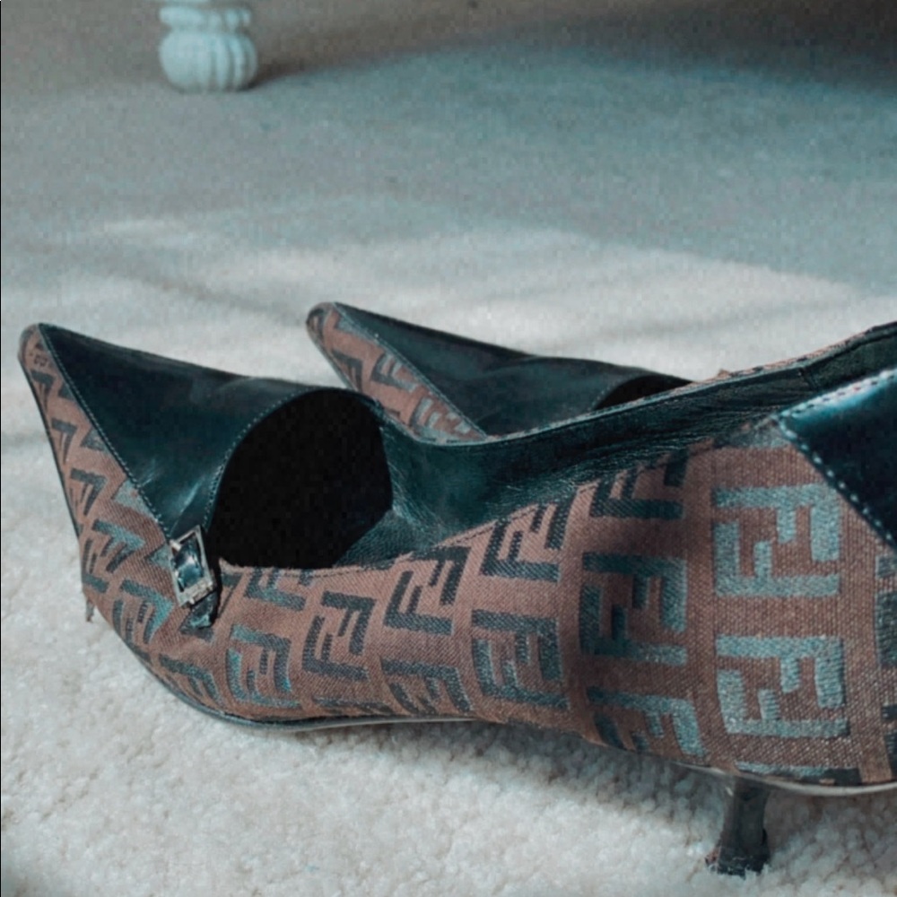 Fendi Monogram heels